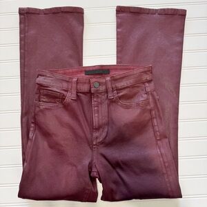 Joe's Jeans Callie Coated High Waist Ankle Bootcut Jeans - Size 25